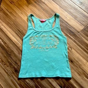 VICTORIA SECRET Turquoise Icicles Tank